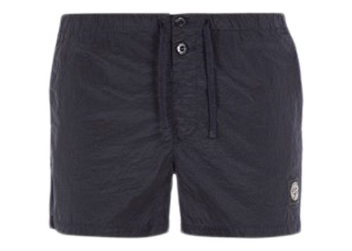 Stone Island Slim Fit Metal Nylon Swim Trunks - Dark Blue - 8015B0643-V0024