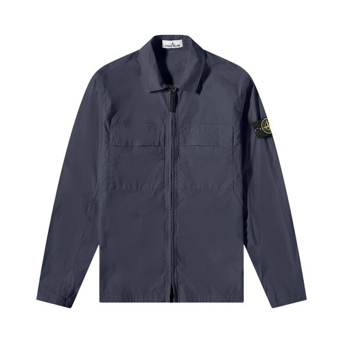 Stone Island Stretch Overshirt - Navy - 781510210-V0020