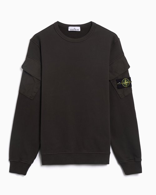 Stone Island Brushed Organic Cotton Fleece Sweatshirt - K2S156100008S0A20-V0062