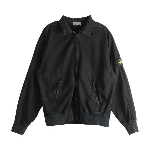 Stone Island Timeless High Collar Zip-Up Cardigan - 6100056S0184V0129