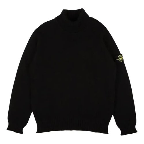 Stone Island Turtleneck Sweater - Black - 7715505A2-V0029