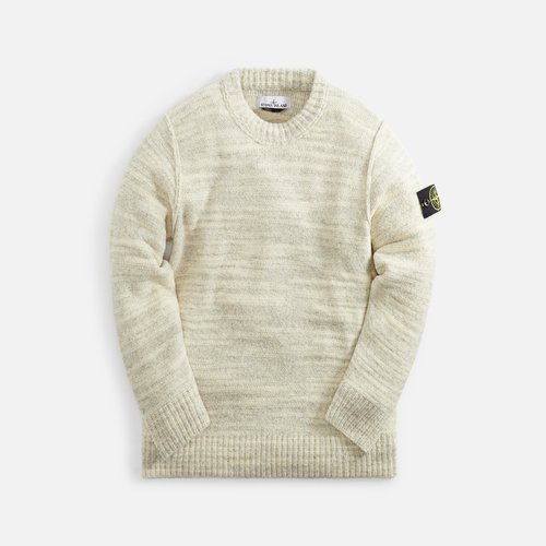 Stone Island Wool Nylon Yarn Crewneck - Plaster - 7915532D3-V0097
