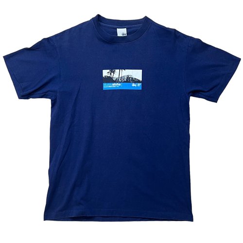 Stüssy Aloha Navy Hawaii Edition Series 001 T-Shirt - TSH-STS-100024