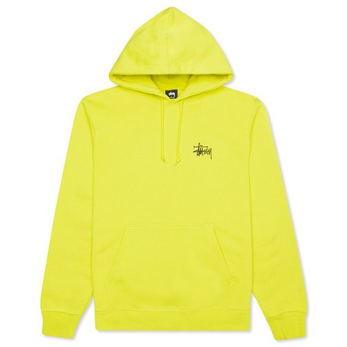 Stüssy Basic Hoodie - Lemon - 1924567-LEMO