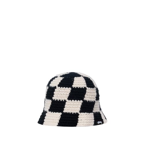 Stüssy Checker Knit Bucket Hat 