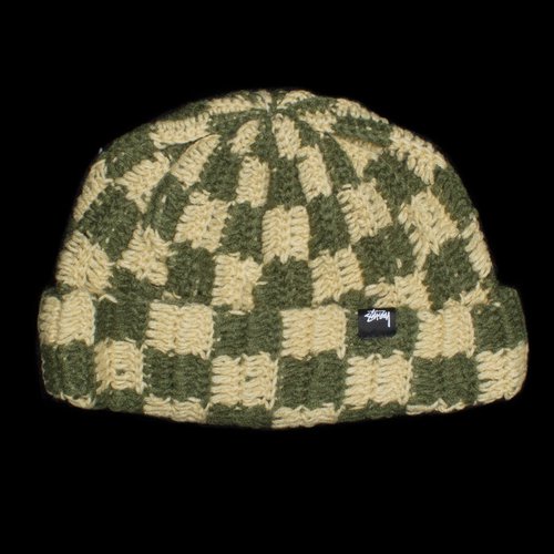 Stüssy Crochet Checker Beanie - 1321062 | Solesense