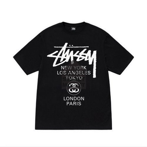 Stüssy DSM World Tour Tee - Black - 3903793