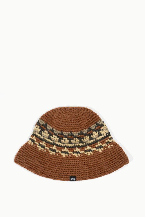 Stüssy Fairisle Bucket Hat - 1321140 | Solesense