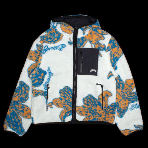 Stüssy Floral Sherpa Hood Jacket - 118482