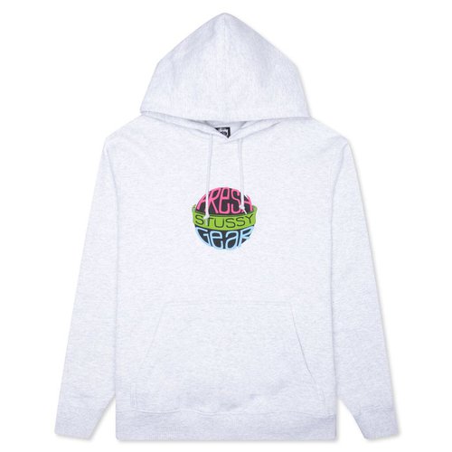 Stüssy Fresh Gear Hoodie - Ash Heather - 1924676-ASH