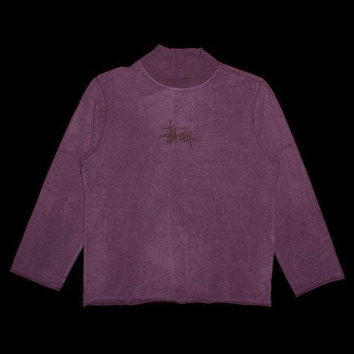 Stüssy Blur Checker Fleece Mock Neck - 218129 | Solesense