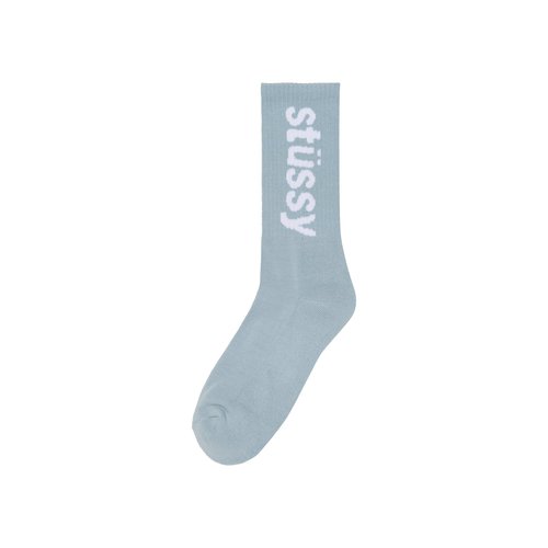 Stüssy Helvetica Sock - Blue - 138742-BLUE