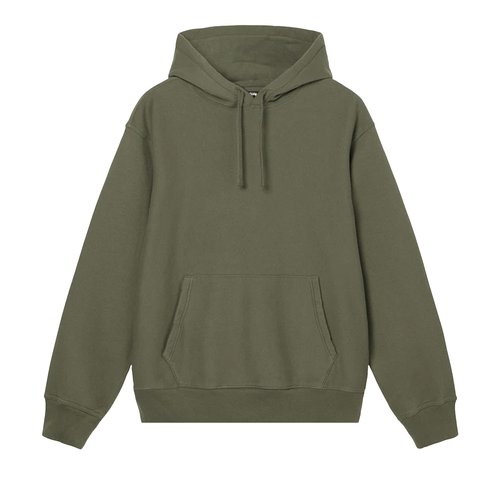 Stüssy Hood Embroidered Hoodie - Olive - 118455-OLIV