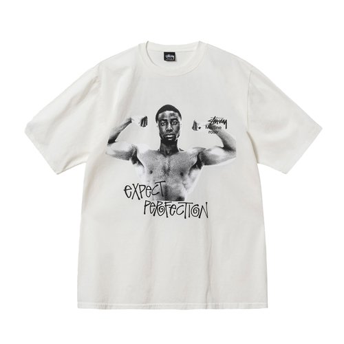 Stüssy Martine Rose Stand Firm Pig. Dyed Tee - Natural - 3903827