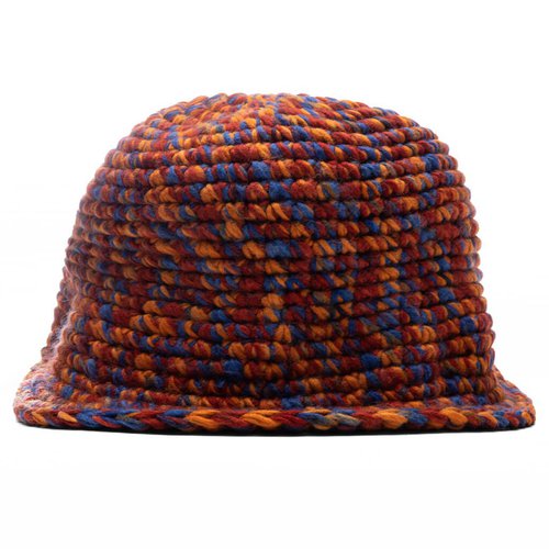 帽子 STUSSY Melange YARN Knit Bucket Hat STUSSY Mixed Yarn Bucket Hat - Brown | TheRoom