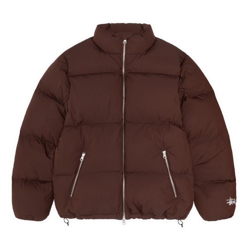 Stüssy Nylon Down Puffer - Brown - 115711