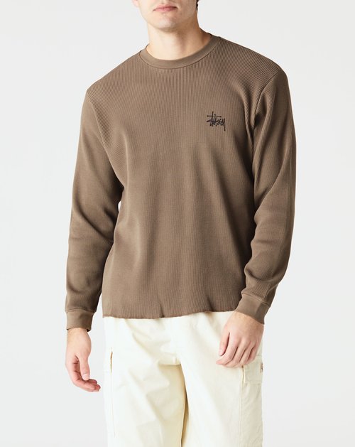 Stüssy O'Dyed Long Sleeve Thermal - Brown - 1140321-BROW