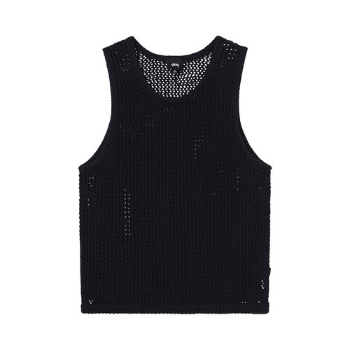 Stüssy O'Dyed Mesh Tank 'Black' - 117126-BLAC