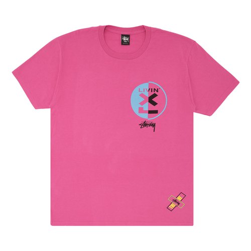 Stüssy Power Tee - 1903394-PINK