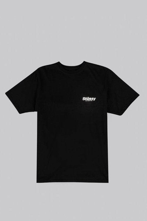 Stüssy Rabbit Hole Tee - Black - 1904873-BLACK