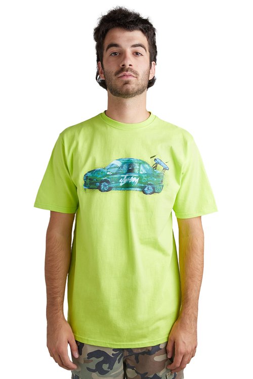 Stüssy Racecar Tee - Key Lime - 1904902-KEYL-S