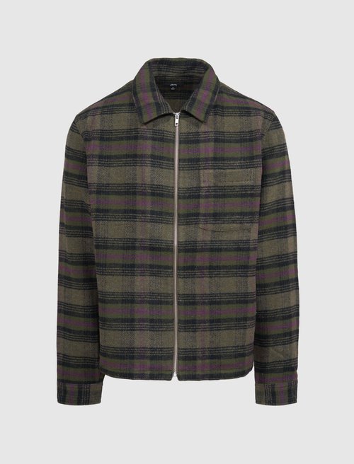 Stüssy Reed Plaid Zip Shirt - 1110267