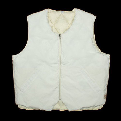 Stüssy Reversible Quilted Vest 'Cream' - 115695-CREA | Solesense