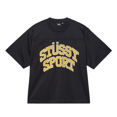Stüssy Sport Mesh Football Jersey - Black - 1140338
