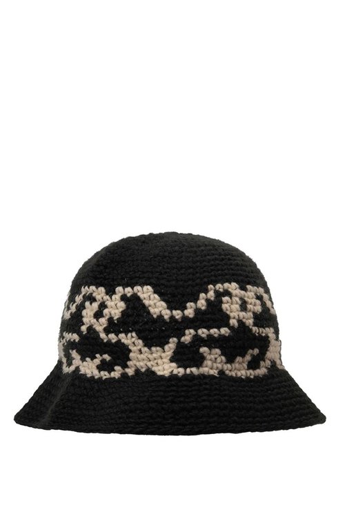 STUSSY SS Knit Bucket Hat 1321125 ブラック 新品 Stussy SS Knit Bucket Hat バケットハット Stüssy Ss Knit