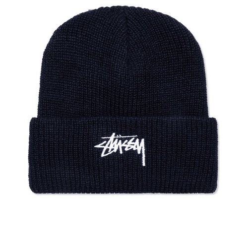 Stüssy Stock Cuff Beanie - Navy FA20 - 132986-NAVY