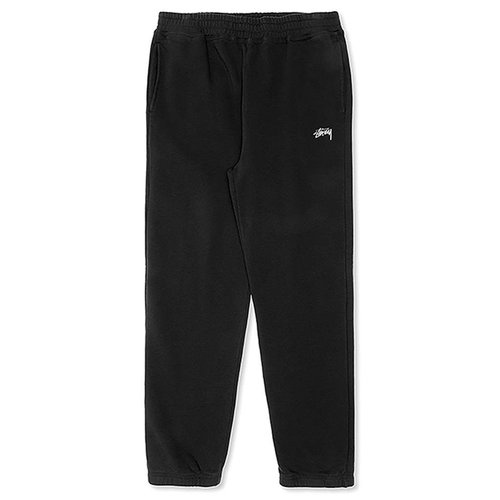 Stüssy Stock Fleece Pant - Black - 116375-BLAC