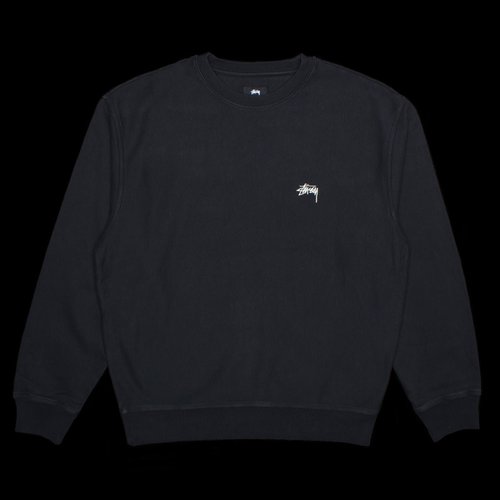 Stüssy Stock Logo Crewneck Sweatshirt - 118416
