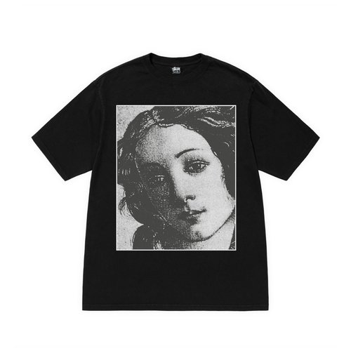 Stüssy Venus Pigment Dyed Tee - Black - 1904946H