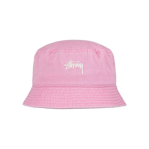 Stüssy Washed Stock Bucket Hat - Pink - 1321086-PINK