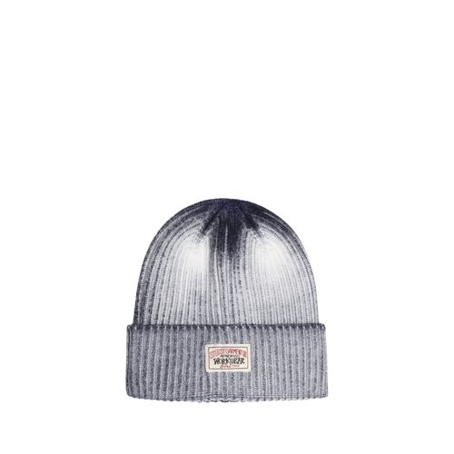stussyニット帽 WORKGEAR TALL BEANIE ブラックキャップ