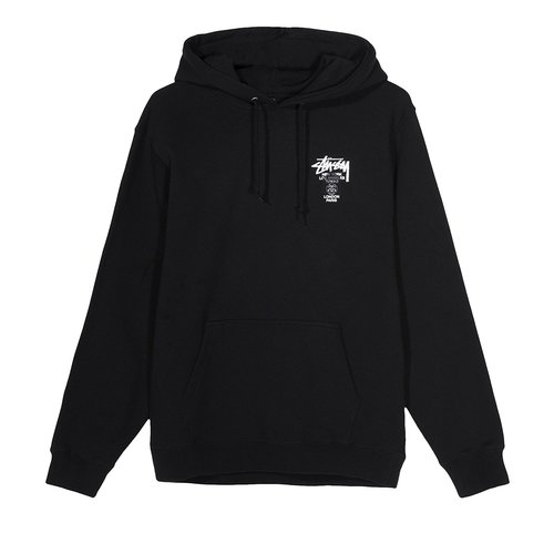Stüssy x Dover Street Market Zip Hoodie 'Black' | Solesense