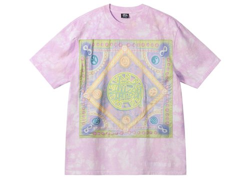 ★【STUSSY】★Stussy x Dries Van Noten Bandana Hoodie★Lilac Stüssy x Dries van Noten – Stencil Hood