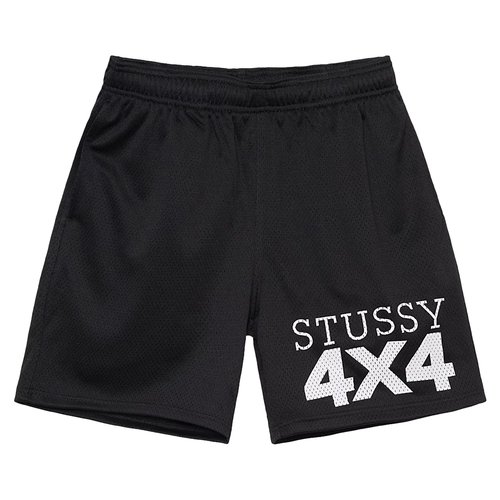 Stüssy 4X4 Mesh Short | Size M - Black - 112293-BLAC