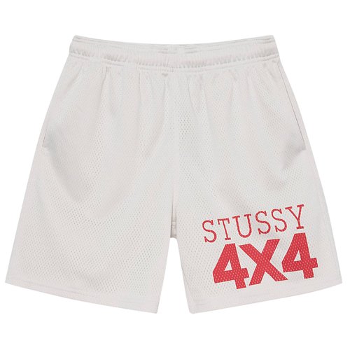 Stüssy 4X4 Mesh Short - Bone - 112293-BONE