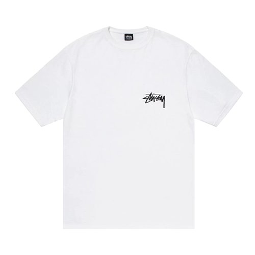Stüssy 8 Ball Fade Tee - White - 1904846-WHIT