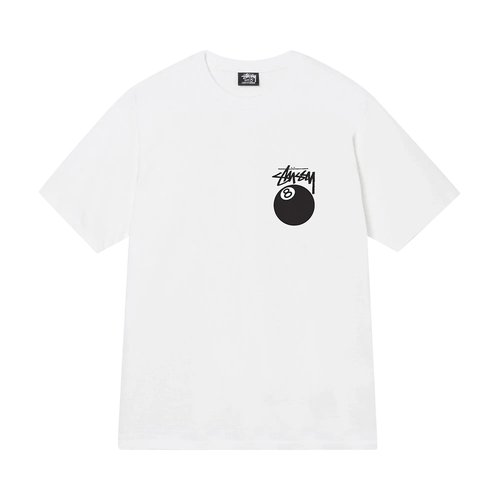 Stüssy 8 Ball Tee - White - 1904760-WHIT