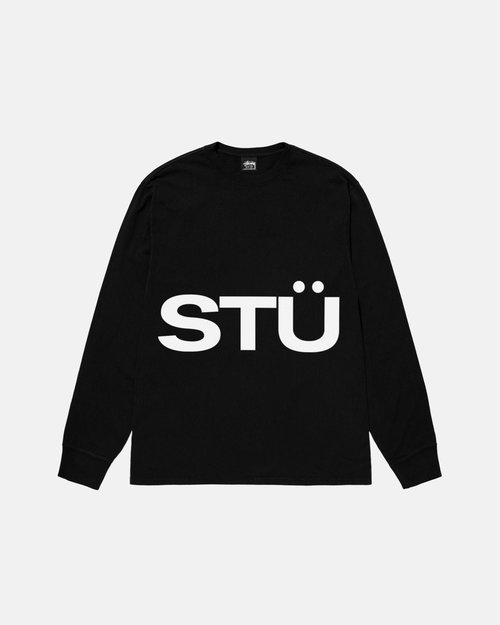 Stüssy All Caps Ls Tee 'Black' - 1995007 | Solesense