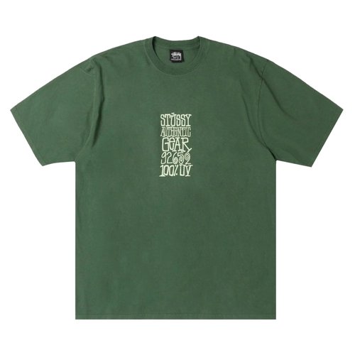 Stüssy Authentic Gear Tee Pigment Dyed - Pine - 1905124-PINE