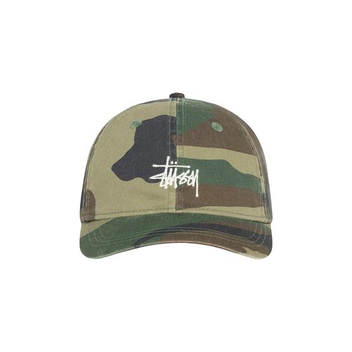 Stüssy Basic Cap Washed - Woodland Camo - 1311163-WOOD