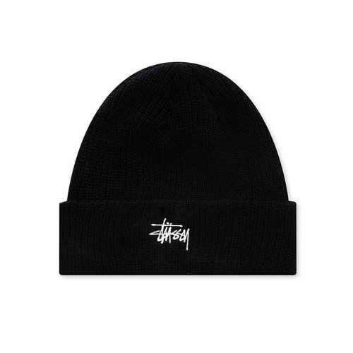 Stüssy Basic Cuff Beanie - Black - 1321262-BLAC