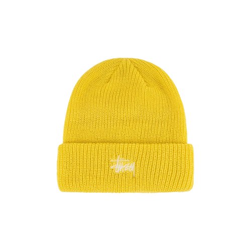 Stüssy Basic Cuff Beanie - Yellow - 1321019-YELL