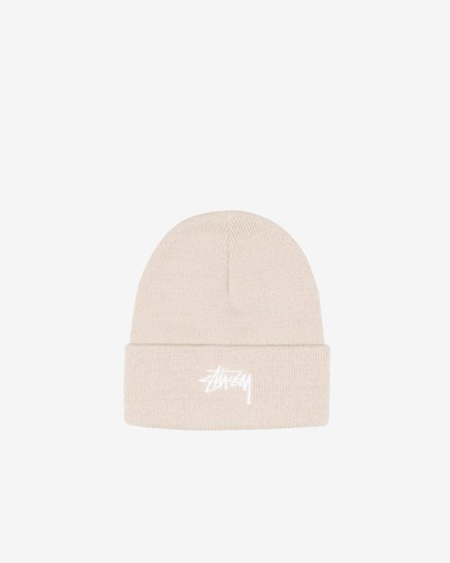 Stüssy Basic Cuff Beanie - Stone - 1321020