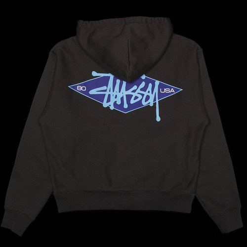 Stüssy Basic Diamond Zip Hoodie - 118603