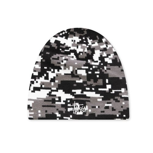 Stüssy Basic Digi Camo Skullcap - Grey - 1321269-GREY