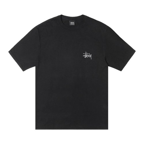 Stüssy Basic Tee Pigment Dyed - 1905001-BLA1